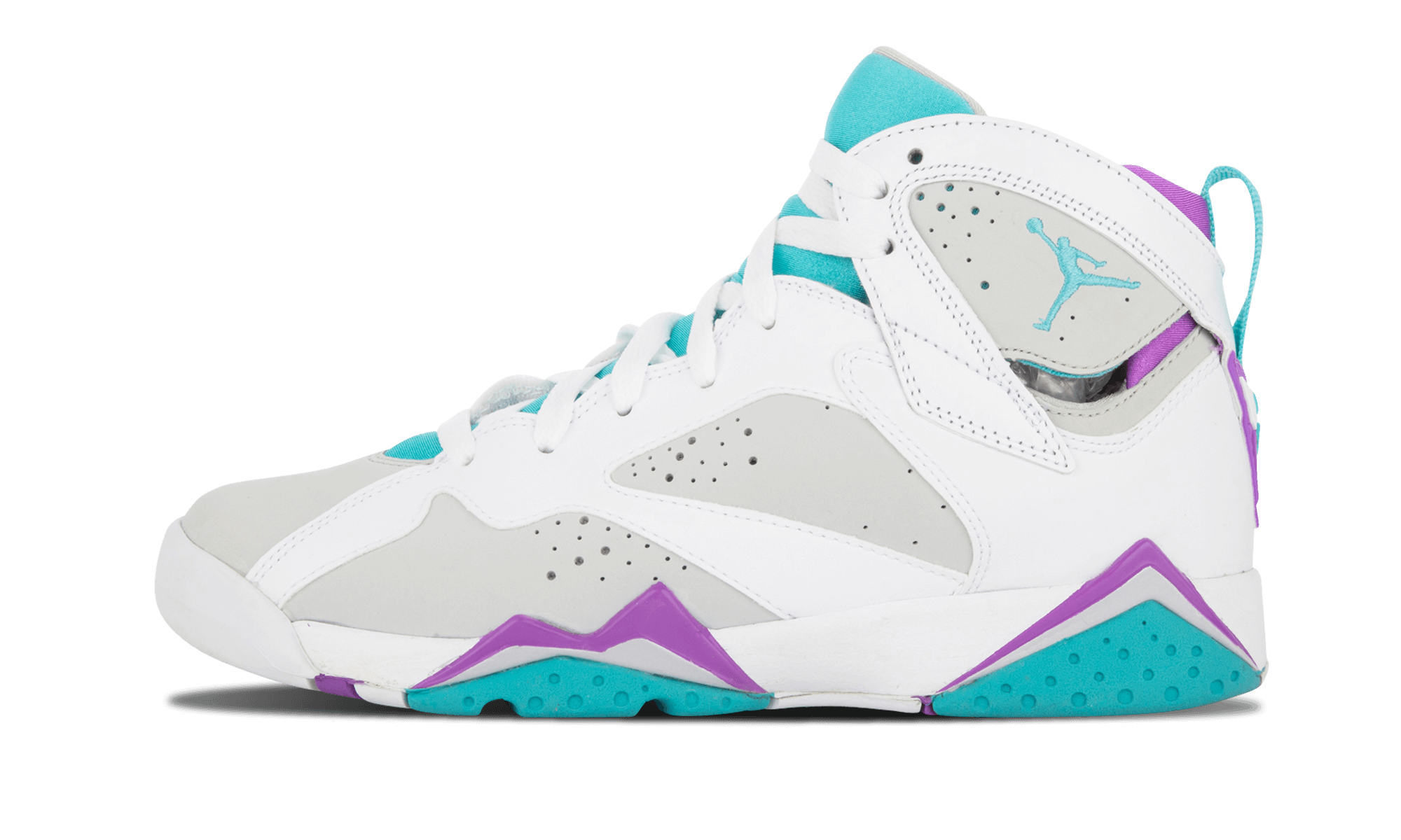 Jordan 7 Retro Neutral Grey Mineral Blue Bright Violet (GS)