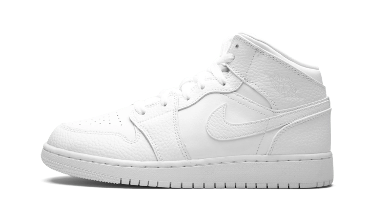 Jordan 1 Mid Triple White (GS)