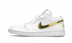 Jordan 1 Low White Metallic Gold (W)