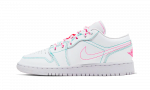 Jordan 1 Low White Green Pink (GS)