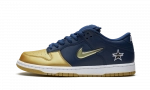 Nike SB Dunk Low Supreme Jewel Swoosh Gold