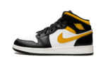 Jordan 1 Mid White Pollen Black (GS)