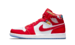 Jordan 1 Mid Barcelona Sweater Red Patent