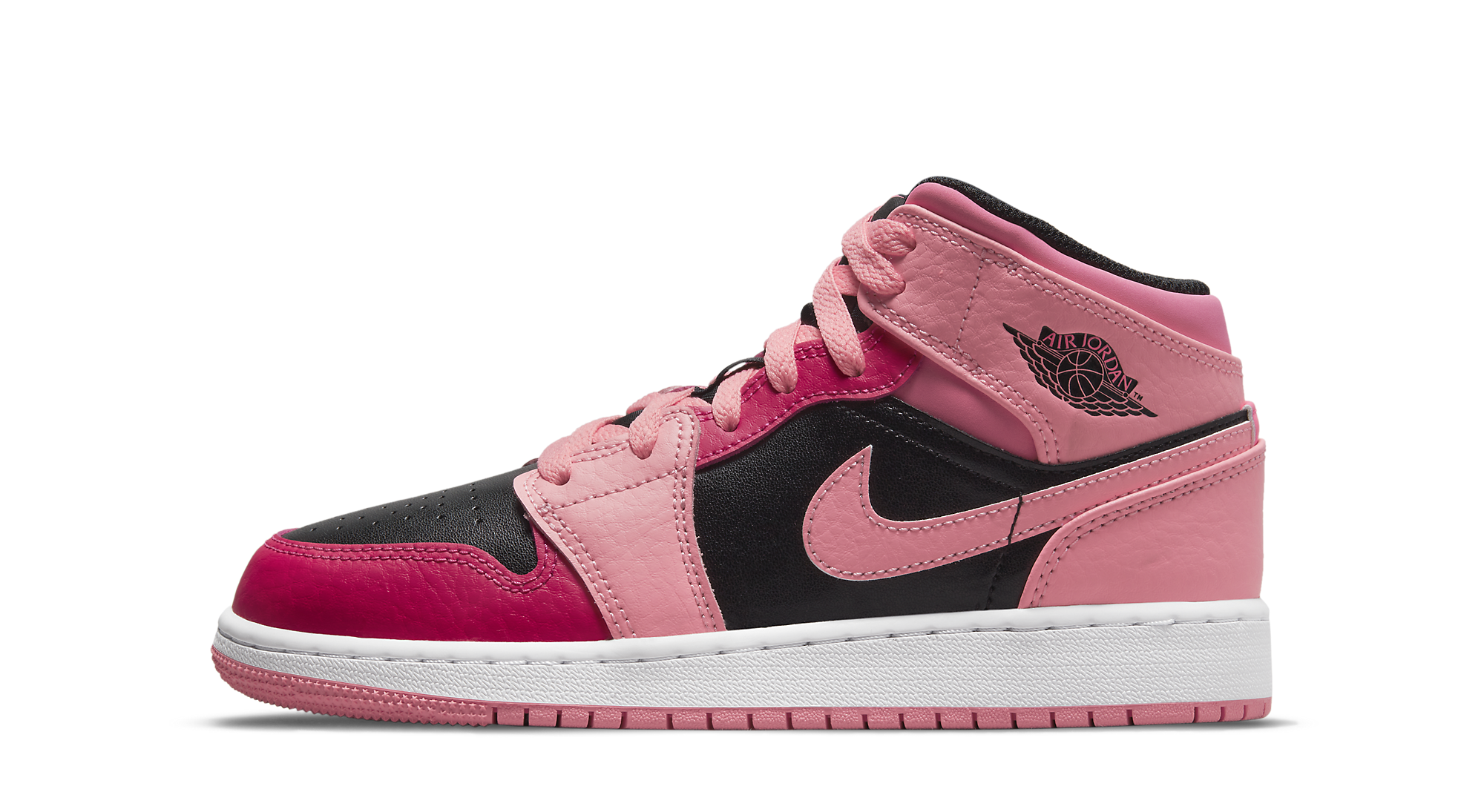 Jordan 1 Mid Coral Chalk (PS)