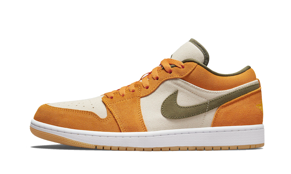 Jordan 1 Low Orange Olive