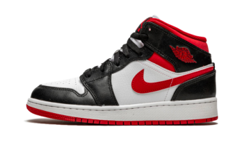 Jordan 1 Mid Gym Red Black White (GS)