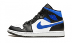 Jordan 1 Mid White Black Racer Blue