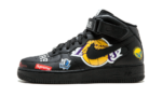 Nike Air Force 1 Mid Supreme NBA Black