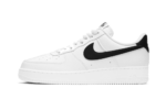 Nike Air Force 1 Low ’07 White Black Pebbled Leather