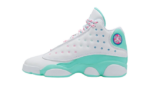 Jordan 13 Retro White Soar Green Pink (GS)