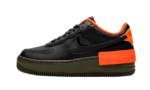 Nike Air Force 1 Shadow Black Hyper Crimson Cargo Khaki (W)