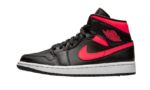 Jordan 1 Mid Black Siren Red (W)