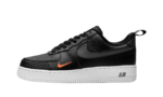 Nike Air Force 1 Low ’07 LV8 Black Tumbled Leather