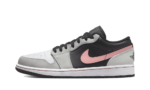 Jordan 1 Low Black Grey Pink