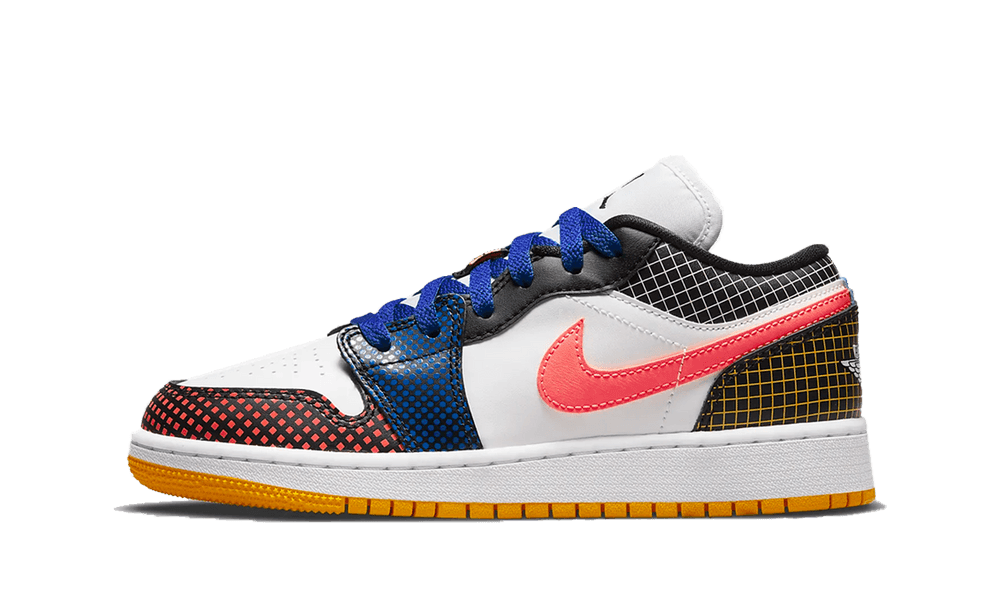 Jordan 1 Low MMD Multi-Color Grid (GS)