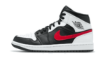 Jordan 1 Mid Black Chile Red White