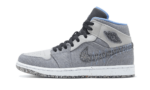 Jordan 1 Mid Crater Grey University Blue