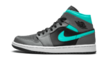 Jordan 1 Mid Grey Aqua