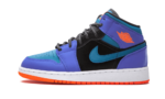 Jordan 1 Mid Racer Blue Green Abyss (GS)