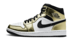 Jordan 1 Mid Metallic Gold Black White (PS)