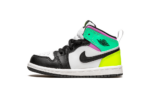 Jordan 1 Mid Pastel Black Toe (TD)