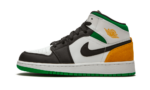 Jordan 1 Mid SE White Laser Orange Lucky Green (GS)