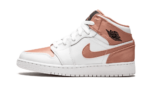 Jordan 1 Mid White Rose Gold (GS)