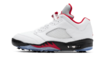 Jordan 5 Retro Low Golf Fire Red (Silver Tongue)