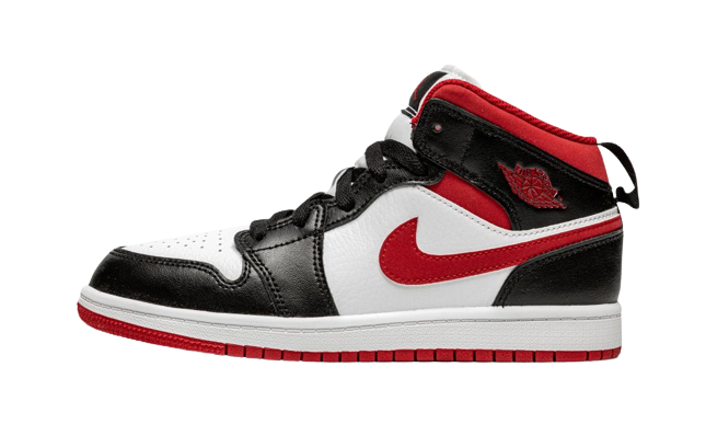 Jordan 1 Mid Gym Red Black White (PS)