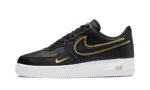 Nike Air Force 1 Low ’07 Black Metalic Gold