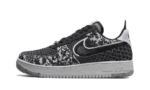 Nike Air Force 1 Low Crater Flyknit Black White Melange