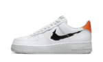 Nike Air Force 1 Low ’07 Glitch Swoosh White Orange