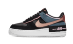 Nike Air Force 1 Shadow Black Light Arctic Pink Claystone Red (W)