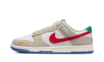 Nike Dunk Low Light Iron Ore Red Blue