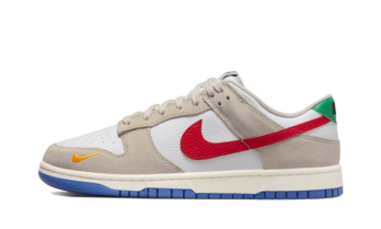 Nike Dunk Low Light Iron Ore Red Blue