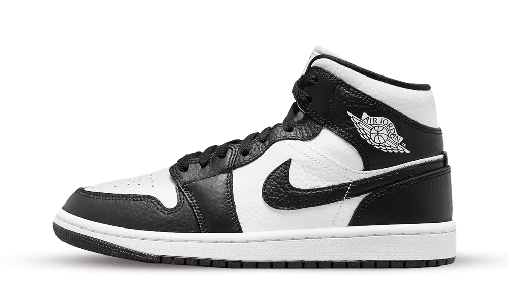 Jordan 1 Mid Split Black White (W)