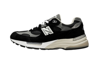 New Balance 992 Black Grey Suede