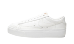 Nike Blazer Low Platform Triple White (W)