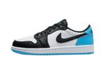 Jordan 1 Low Black Dark Powder Blue (W)