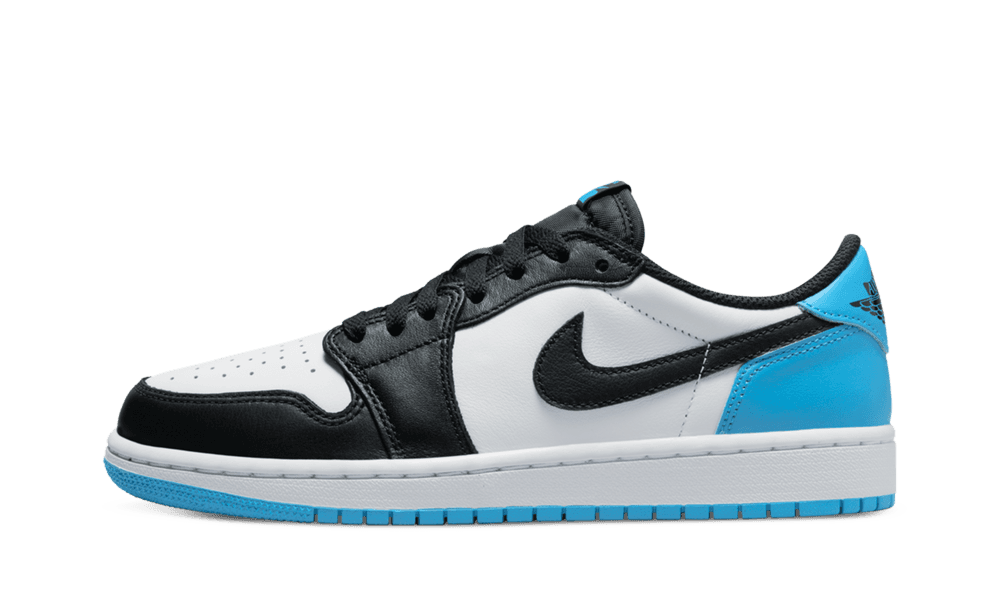 Jordan 1 Low Black Dark Powder Blue (W)