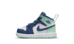 Jordan 1 Mid Mystic Navy Mint Foam (TD)