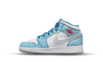 Jordan 1 Mid SE French Blue Light Steel (GS)