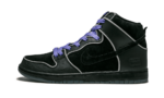 Nike SB Dunk High Black Purple Box