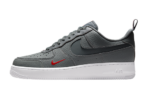 Nike Air Force 1 Low LV8 Smoke Grey Red Reflective Swoosh