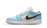 Jordan 1 Low Ice Blue Black (GS)