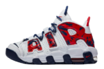 Nike Air More Uptempo White Blue Red Camo (GS)