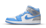 Jordan 1 Mid University Blue Grey