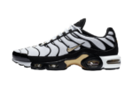 Nike Air Max Plus White Black Metallic Gold