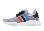 Adidas NMD R1 Tri Color Stripes White