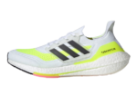 Adidas Ultra Boost 21 White Solar Yellow